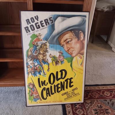 1948 ROY ROGERS "IN OLD CALIENTE" MOVIE THEATRE POSTER