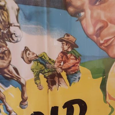 1948 ROY ROGERS "IN OLD CALIENTE" MOVIE THEATRE POSTER