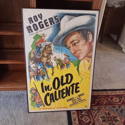 1948 ROY ROGERS "IN OLD CALIENTE" MOVIE THEATRE POSTER