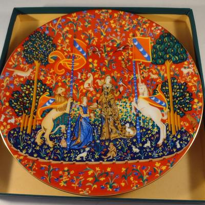 'The Lady and The Unicorn' Collectable Plate- Set of Six
