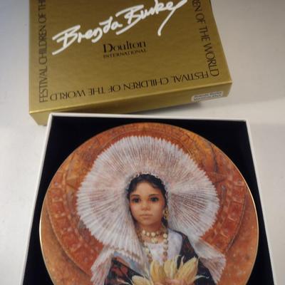 Brenda Burke 'Children of the World Festival' Limited Edition Plates- Set of Six (Choice A)
