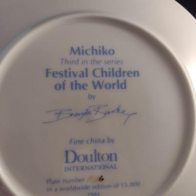 Brenda Burke 'Children of the World Festival' Limited Edition Plates- Set of Six (Choice A)