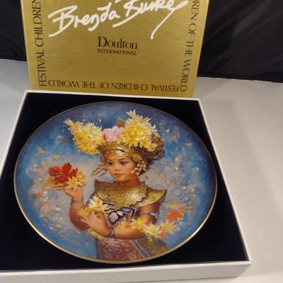 Brenda Burke 'Children of the World Festival' Limited Edition Plates- Set of Six (Choice A)