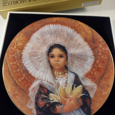 Brenda Burke 'Children of the World Festival' Limited Edition Plates- Set of Six (Choice A)