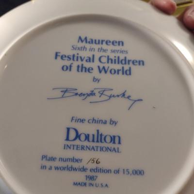 Brenda Burke 'Children of the World Festival' Limited Edition Plates- Set of Six (Choice B)