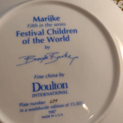 Brenda Burke 'Children of the World Festival' Limited Edition Plates- Set of Six (Choice B)