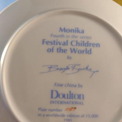 Brenda Burke 'Children of the World Festival' Limited Edition Plates- Set of Six (Choice B)