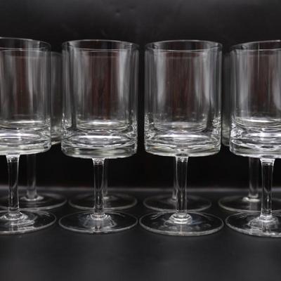 Vintage Ichendorf Regulus Crystal Wine Glasses - Set of 8
