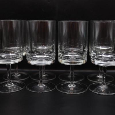 Vintage Ichendorf Regulus Crystal Wine Glasses - Set of 8