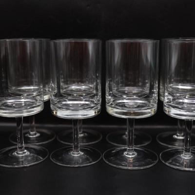 Vintage Ichendorf Regulus Crystal Wine Glasses - Set of 8