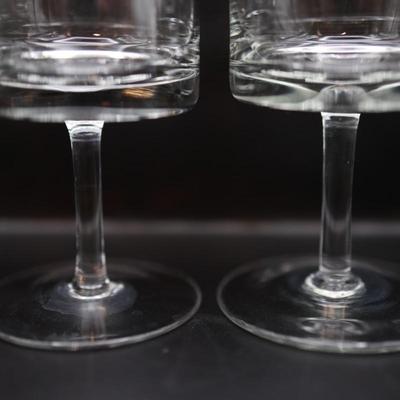 Vintage Ichendorf Regulus Crystal Wine Glasses - Set of 8