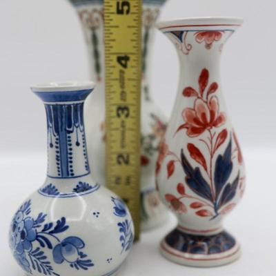 Delft Blue & Polychrome Vases