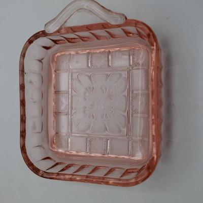 Collection of Pink Depression Glass