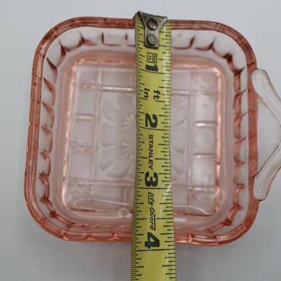 Collection of Pink Depression Glass