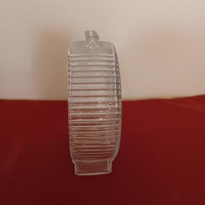 INDIAN HEAD GLASS COIN BANK AND SAN DIEGO ZOO GLASS JAR