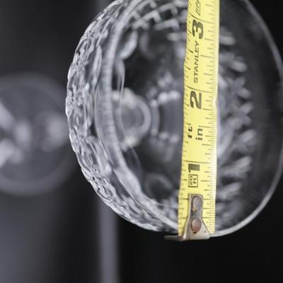Cut Crystal Coupe Glasses - Set of 8