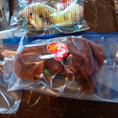LIKE NEW MCDONALD'S AND STANDARD SIZE TY BEANIE BABIES