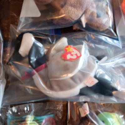 LIKE NEW MCDONALD'S AND STANDARD SIZE TY BEANIE BABIES