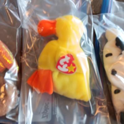LIKE NEW MCDONALD'S AND STANDARD SIZE TY BEANIE BABIES