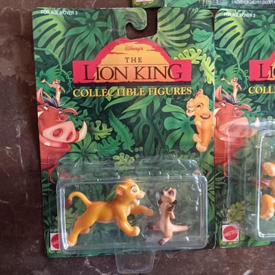 SEALED WALT DISNEY'S THE LION KING COLLECTIBLE FIGURRES