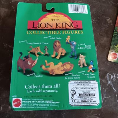 SEALED WALT DISNEY'S THE LION KING COLLECTIBLE FIGURRES