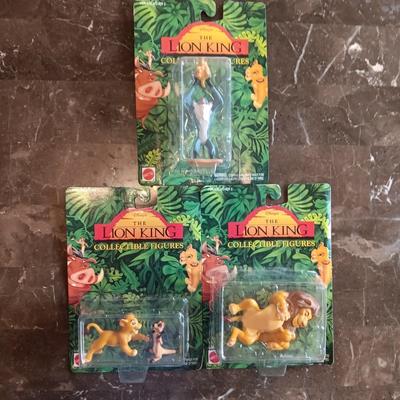 SEALED WALT DISNEY'S THE LION KING COLLECTIBLE FIGURRES