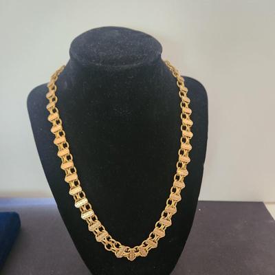 Antique Gold Necklace 14 KT Gold 20" 28.84 Grams
