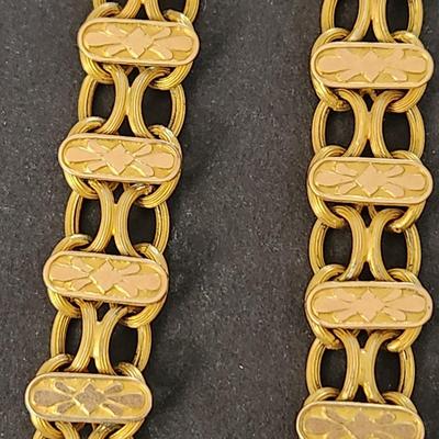 Antique Gold Necklace 14 KT Gold 20" 28.84 Grams