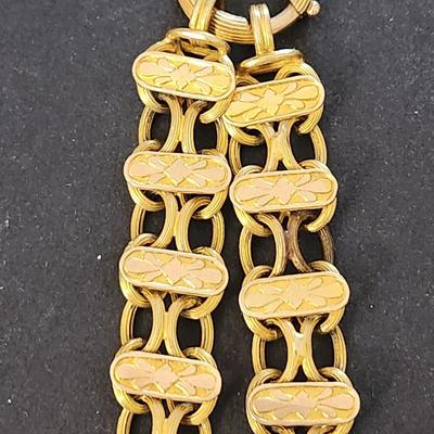 Antique Gold Necklace 14 KT Gold 20" 28.84 Grams