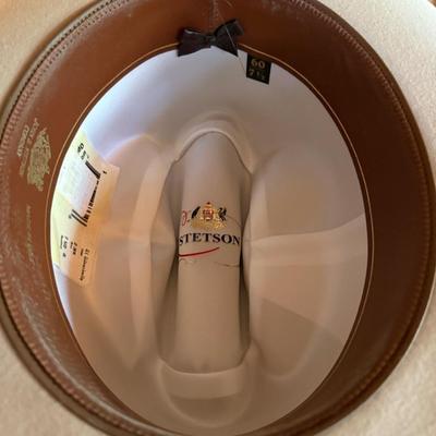 Sale Photo Thumbnail #37: 1 Stetson Size 7.5 & 1 Straw Hat 7-3/8 as shown