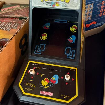 Sale Photo Thumbnail #44: Handheld Donkey Kong, Pac-Man, Speak & Spell +