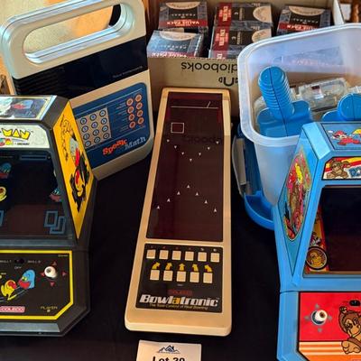 Sale Photo Thumbnail #42: Handheld Donkey Kong, Pac-Man, Speak & Spell +