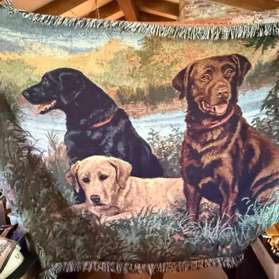 Sale Photo Thumbnail #70: 3 assorted throw blankets as shown