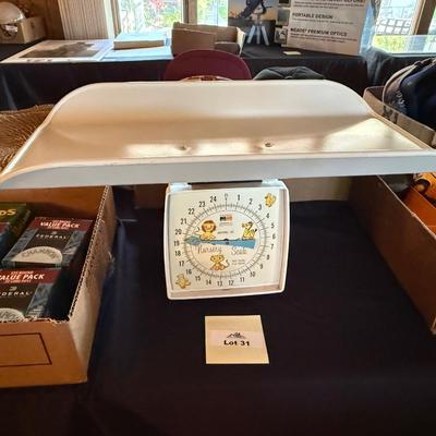 Sale Photo Thumbnail #80: White working baby weighing Scale as shown