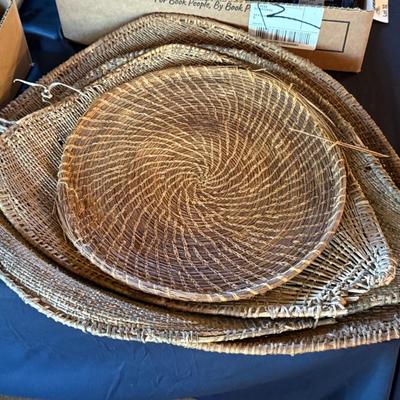 Sale Photo Thumbnail #83: 4 Woven Native Baskets as shown