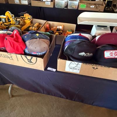Sale Photo Thumbnail #86: Lots of Ball Caps/Hats as shown in both flats