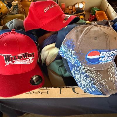 Sale Photo Thumbnail #90: Lots of Ball Caps/Hats as shown in both flats