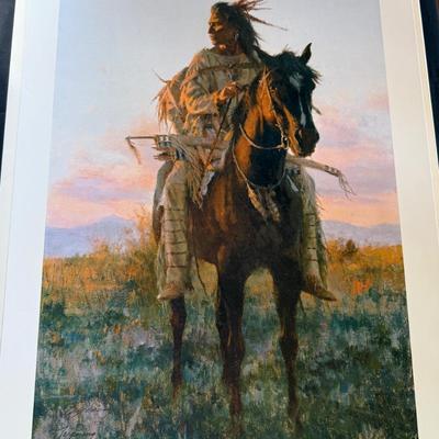 Sale Photo Thumbnail #112: Unframed Last Ray of Sun Print #840/950 signed w/book
