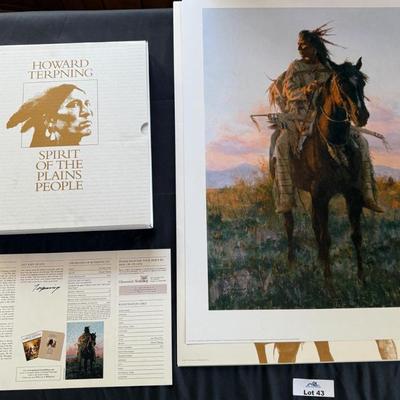 Sale Photo Thumbnail #111: Unframed Last Ray of Sun Print #840/950 signed w/book