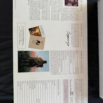 Sale Photo Thumbnail #113: Unframed Last Ray of Sun Print #840/950 signed w/book