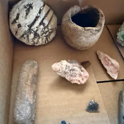 Sale Photo Thumbnail #122: All native small items as shown in flat box