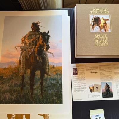 Sale Photo Thumbnail #148: #839/950 signed Terpning Last Ray of Sun w/collector book