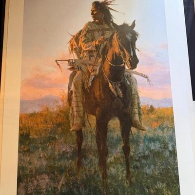 Sale Photo Thumbnail #149: #839/950 signed Terpning Last Ray of Sun w/collector book