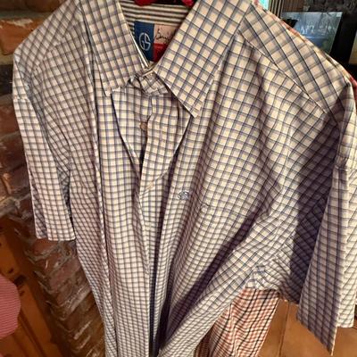 Sale Photo Thumbnail #159: 1 long & 6 short sleeve Men’s George Straight shirts
