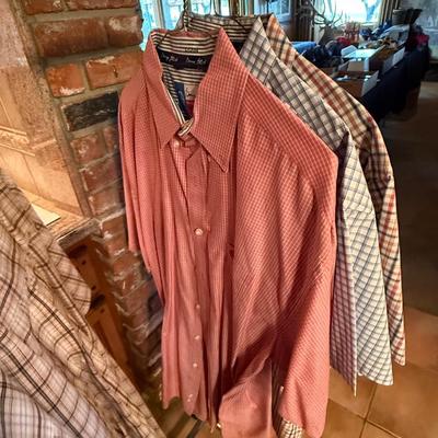 Sale Photo Thumbnail #158: 1 long & 6 short sleeve Men’s George Straight shirts