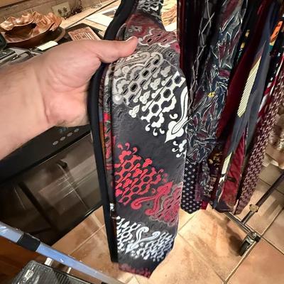 Sale Photo Thumbnail #163: Tons of Men’s Neckties & 1 pair Suspenders as shown