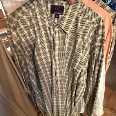 Sale Photo Thumbnail #166: 7 Total Extra Large Lucchese Men’s long sleeve shirts