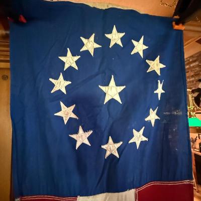 Sale Photo Thumbnail #179: 13 Starred Vintage USA banner/flag