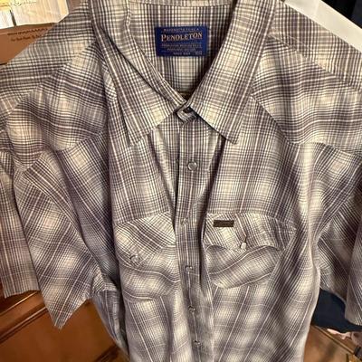 Sale Photo Thumbnail #196: 5 Men’s XL Pendleton Shirts as shown