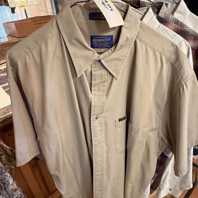 Sale Photo Thumbnail #193: 5 Men’s XL Pendleton Shirts as shown